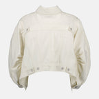 Jackets Denim jacket Alexander McQueen Beige Femme