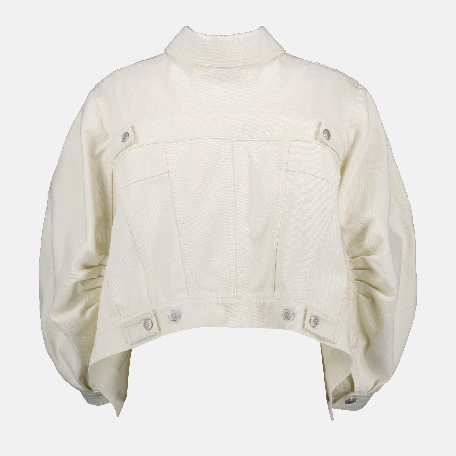 Jackets Denim jacket Alexander McQueen Beige Femme