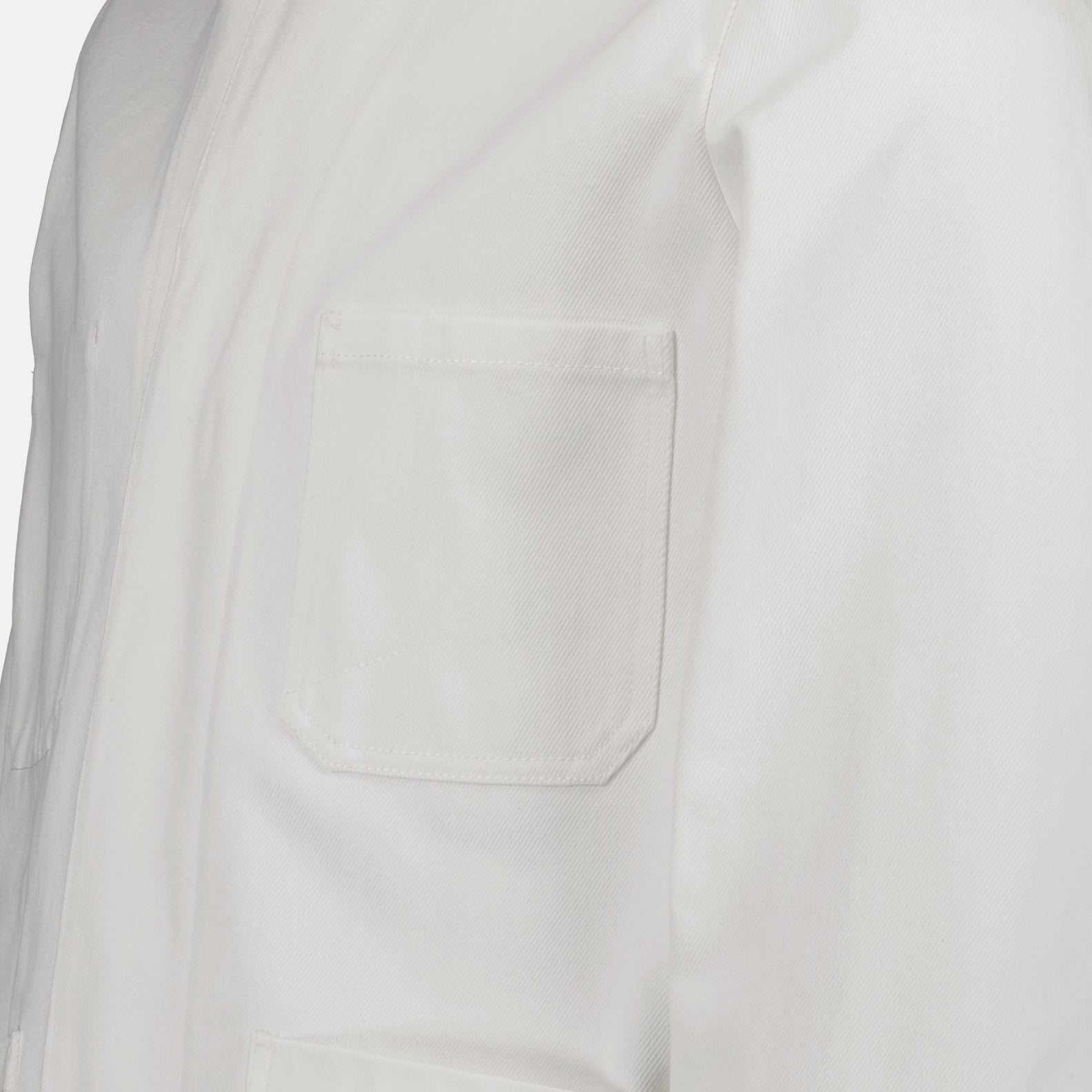 Giacche Veste en denim Alexander McQueen Bianco Homme