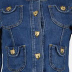 Jackets Denim jacket Moschino Blue Femme