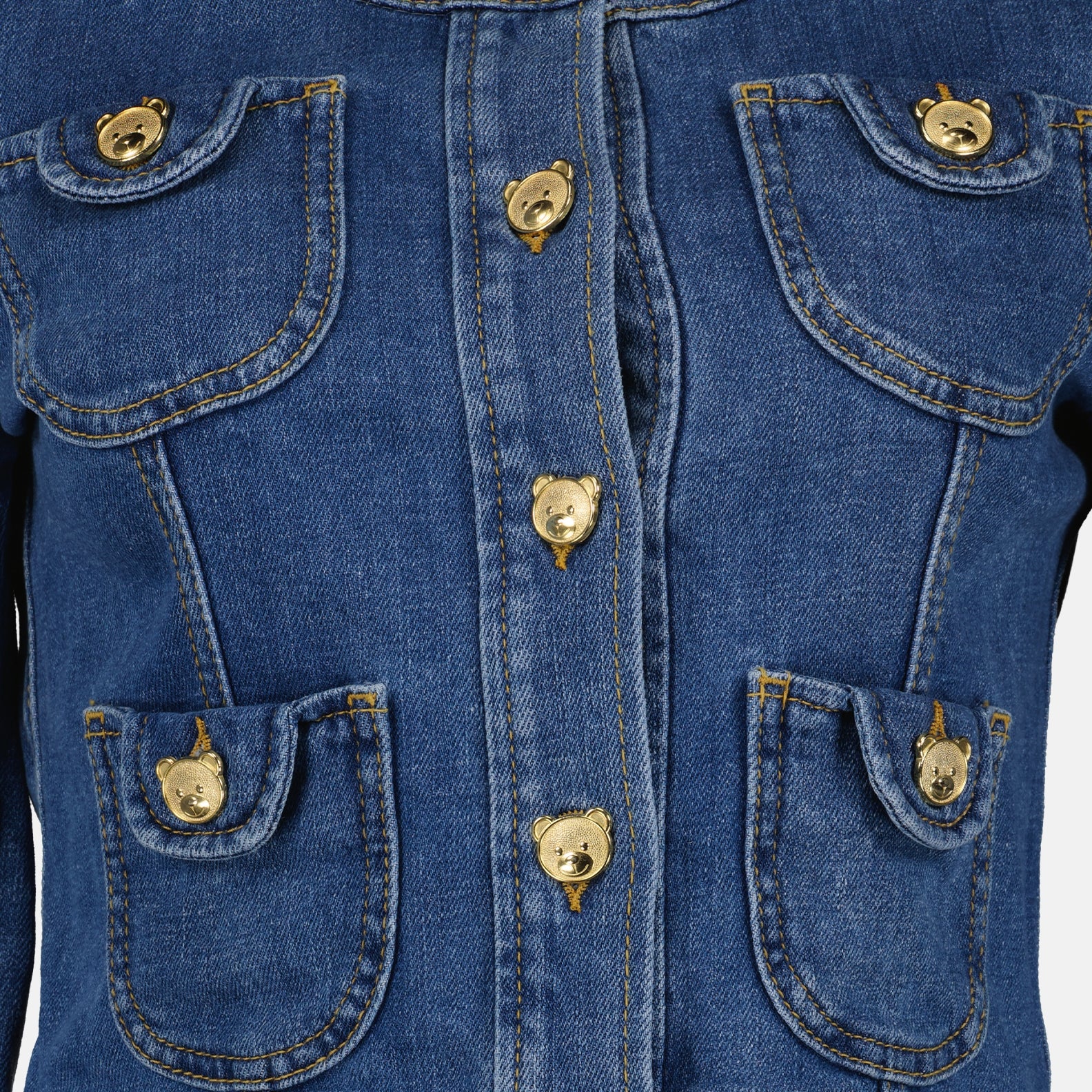 Jackets Denim jacket Moschino Blue Femme