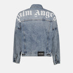 Jackets Denim jacket Palm Angels Blue Homme