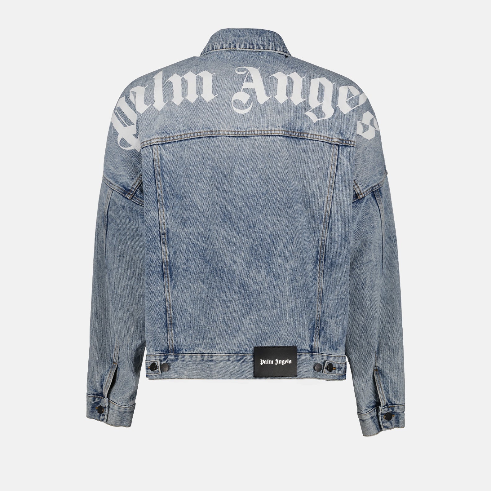 Jackets Denim jacket Palm Angels Blue Homme