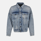 Jackets Denim jacket Palm Angels Blue Homme