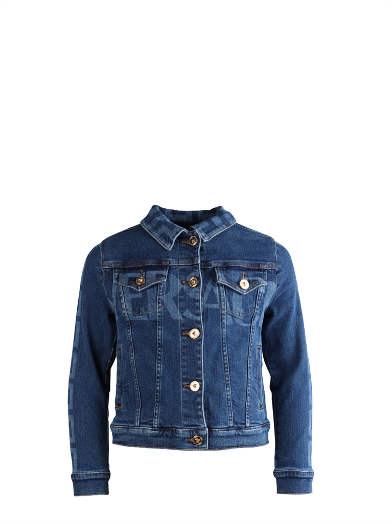 Veste en denim Greca