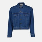 Jackets Denim jacket Moschino Blue Homme