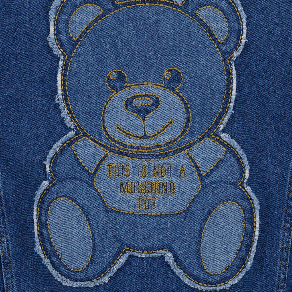 Jackets Denim jacket Moschino Blue Homme