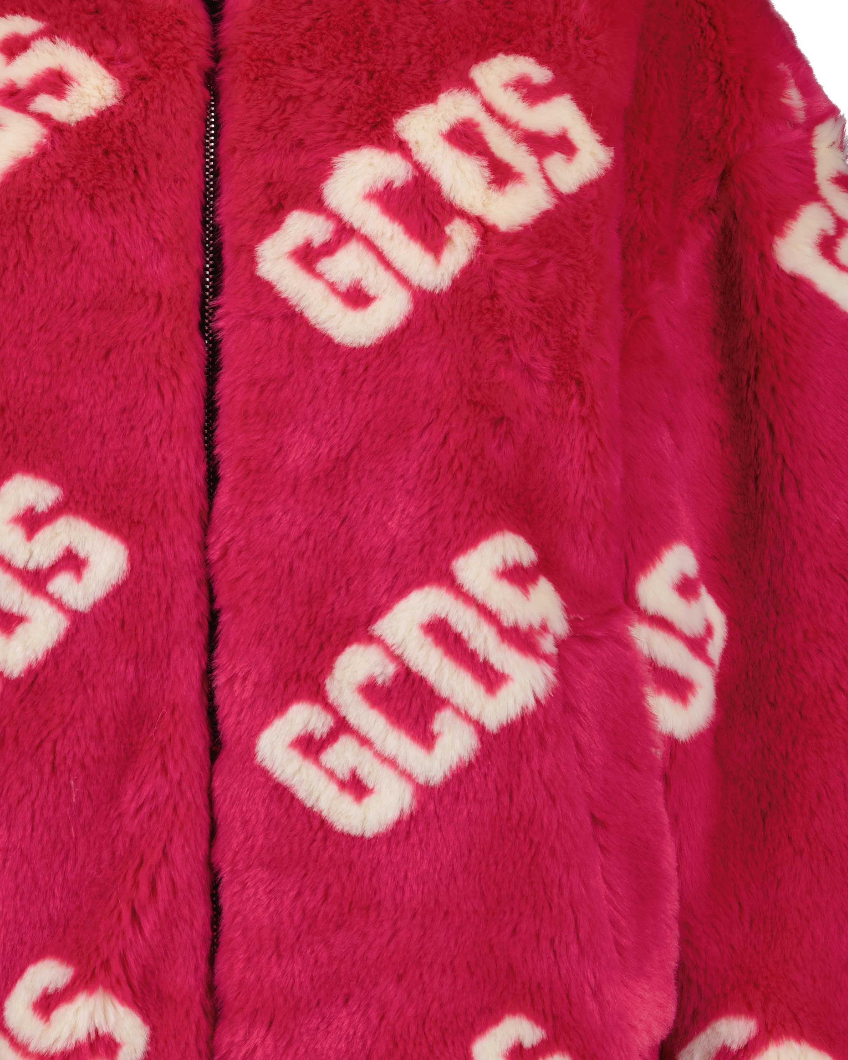 Coats Faux fur jacket GCDS Pink Man