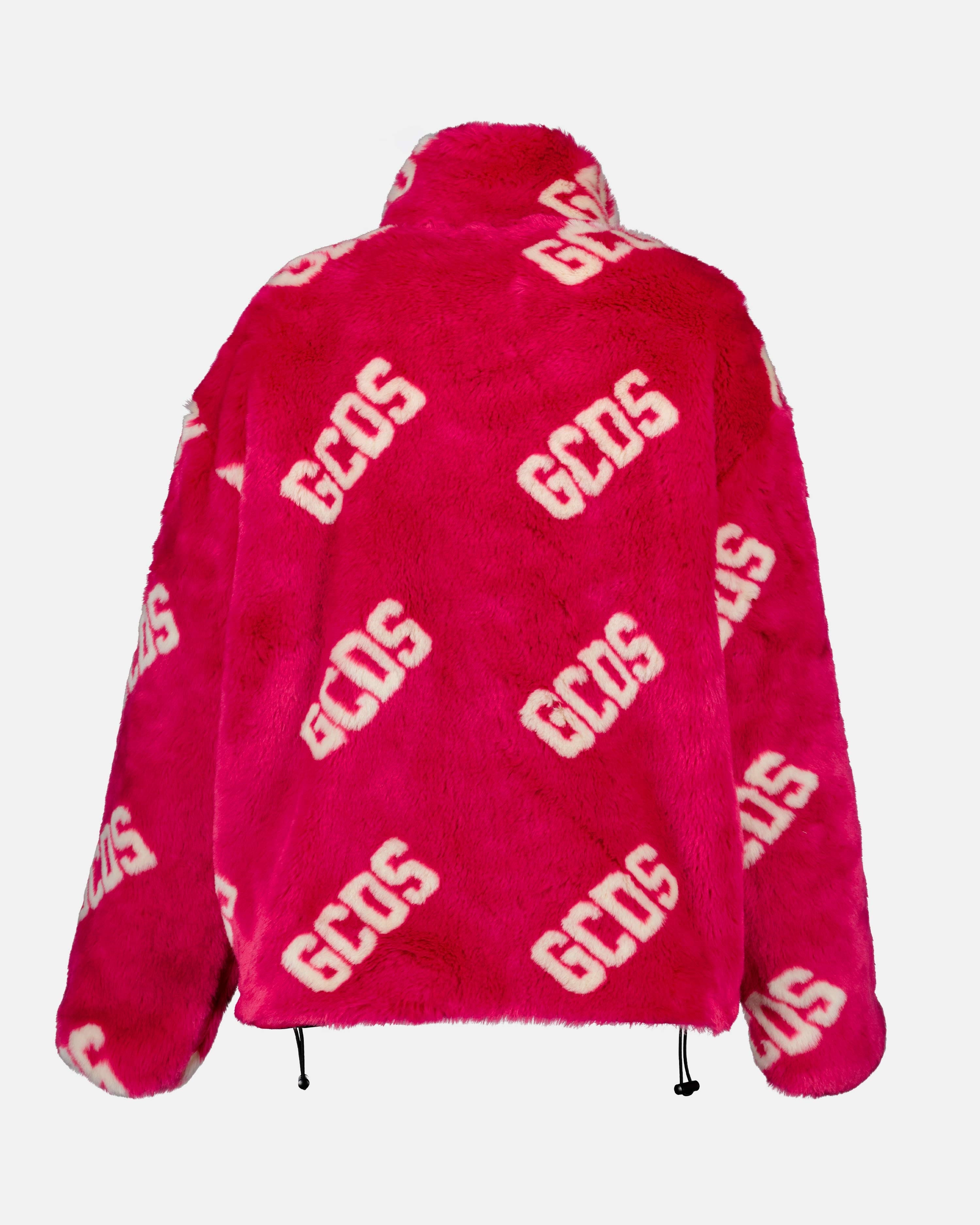 Coats Faux fur jacket GCDS Pink Man