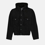 Jackets Jean jacket Moschino Black Homme