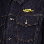 Camicie Giacca di Jeans Wave Off Off-White Blu scuro Homme