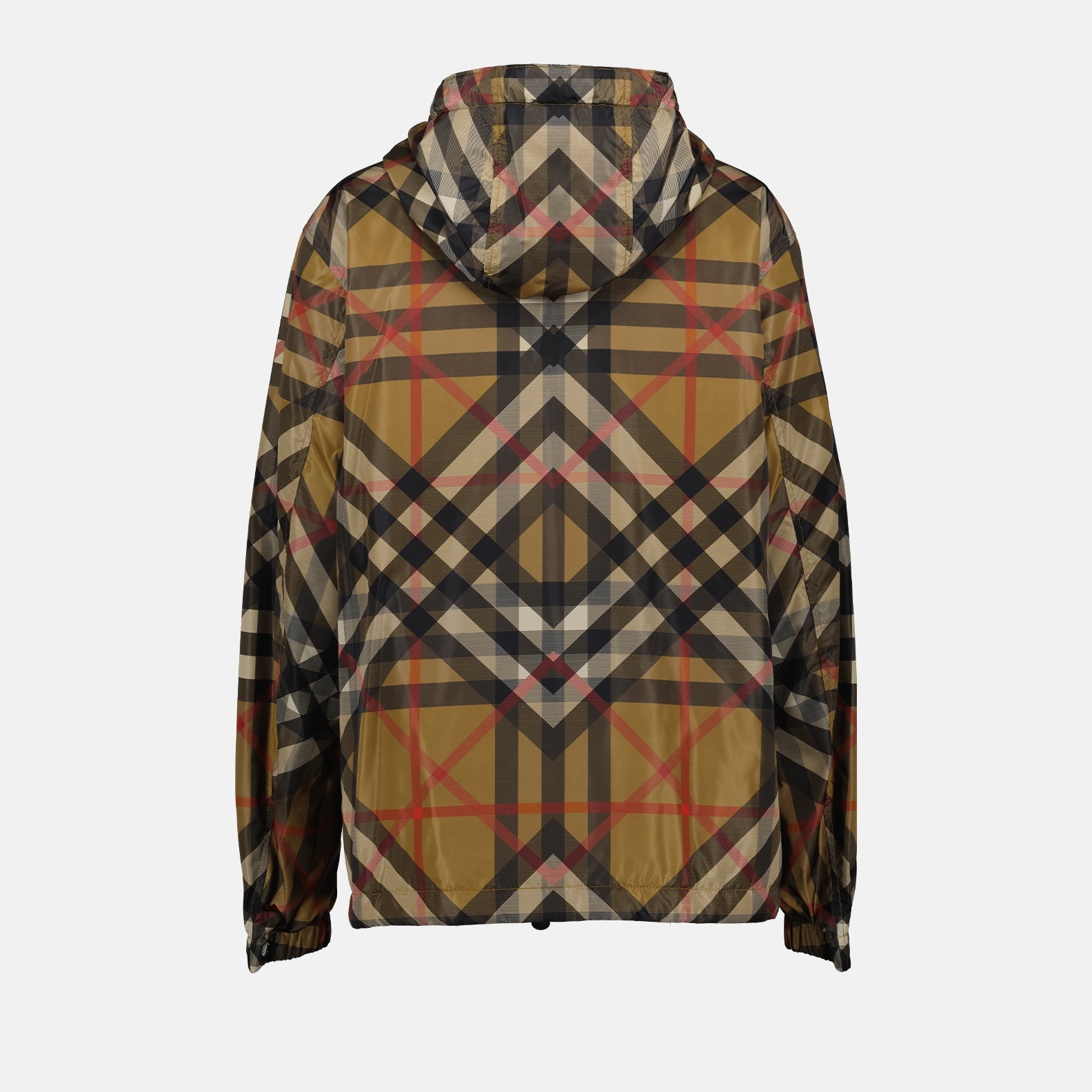 재킷 Veste en nylon Check Burberry 갈색 Homme