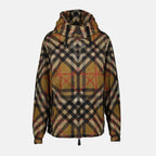 재킷 Veste en nylon Check Burberry 갈색 Homme
