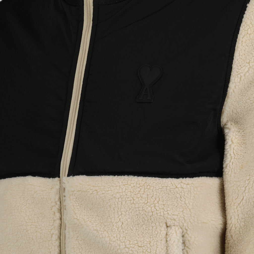 Jackets Fleece jacket Ami PARIS Beige Homme