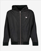 Sweatshirts Veste à logo triangle Prada Noir Homme