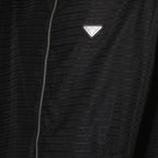 Sweatshirts Veste à logo triangle Prada Noir Homme