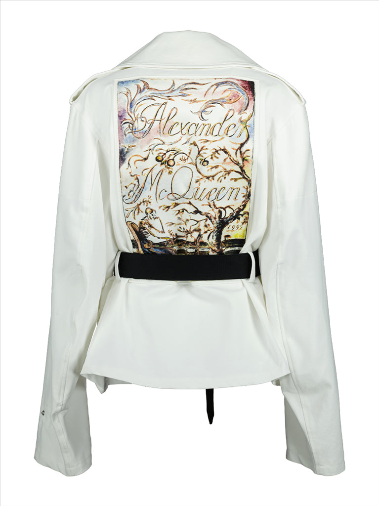 Jackets Printed jacket Alexander McQueen White Homme