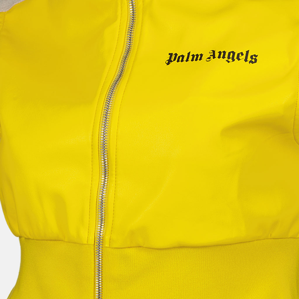 Jackets Track cropped jacket Palm Angels Yellow Femme