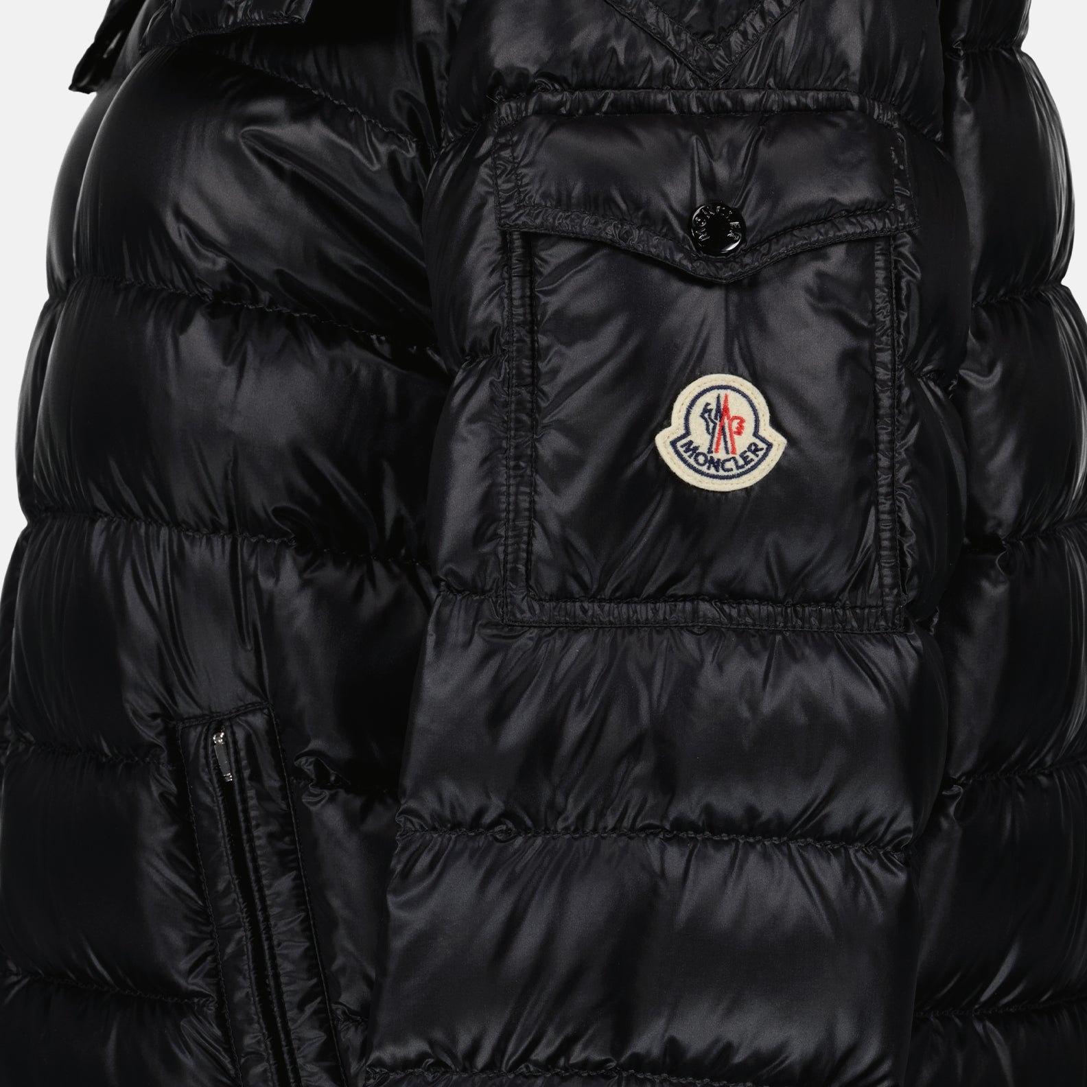 Mäntel Veste matelassée Dalles Moncler Schwarz Femme