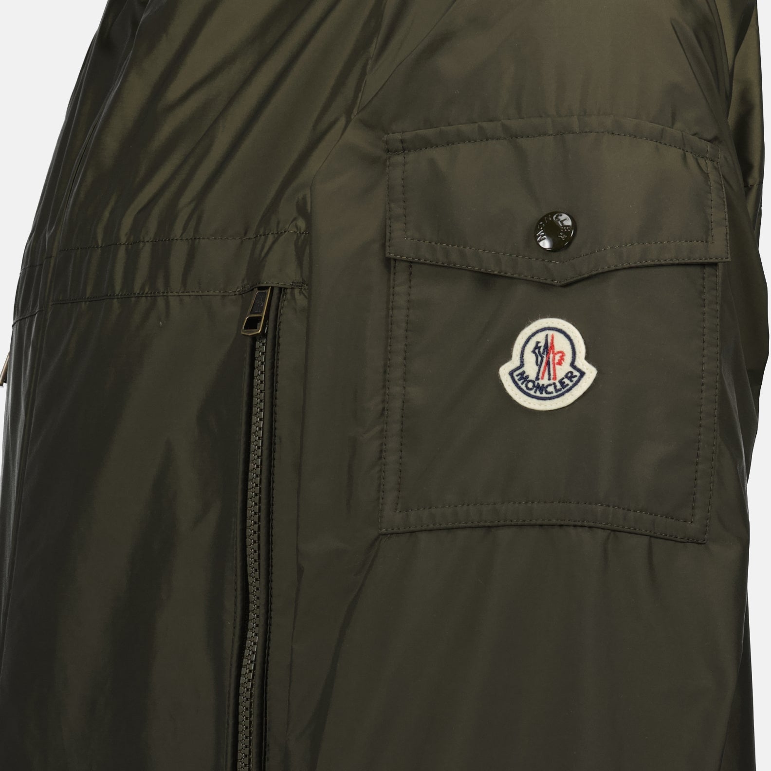 Vestes Veste Nire Moncler Kaki Homme