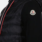 Jaquetas Veste bi-matière Moncler Preto Homme