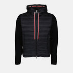 Jaquetas Veste bi-matière Moncler Preto Homme