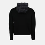 Jaquetas Veste bi-matière Moncler Preto Homme