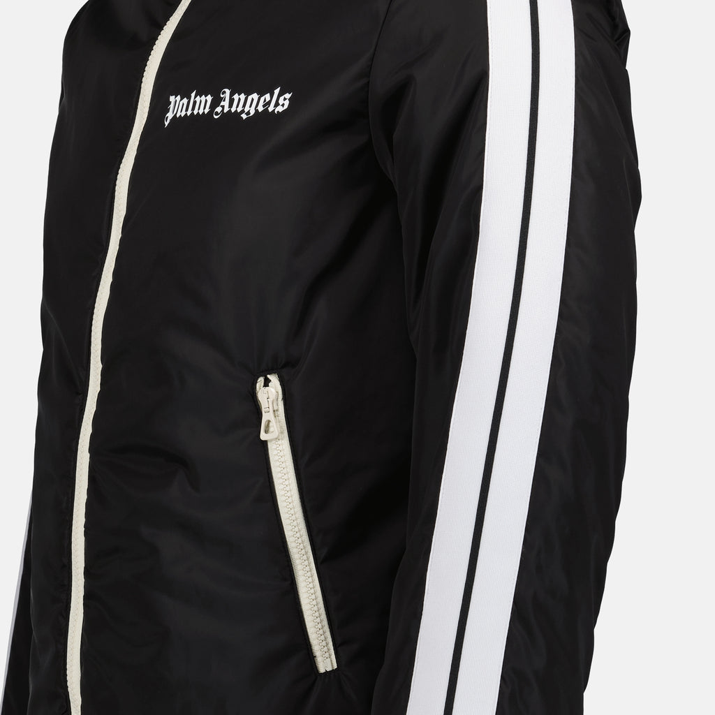 Vestes Veste Puffer Track Palm Angels Noir Homme