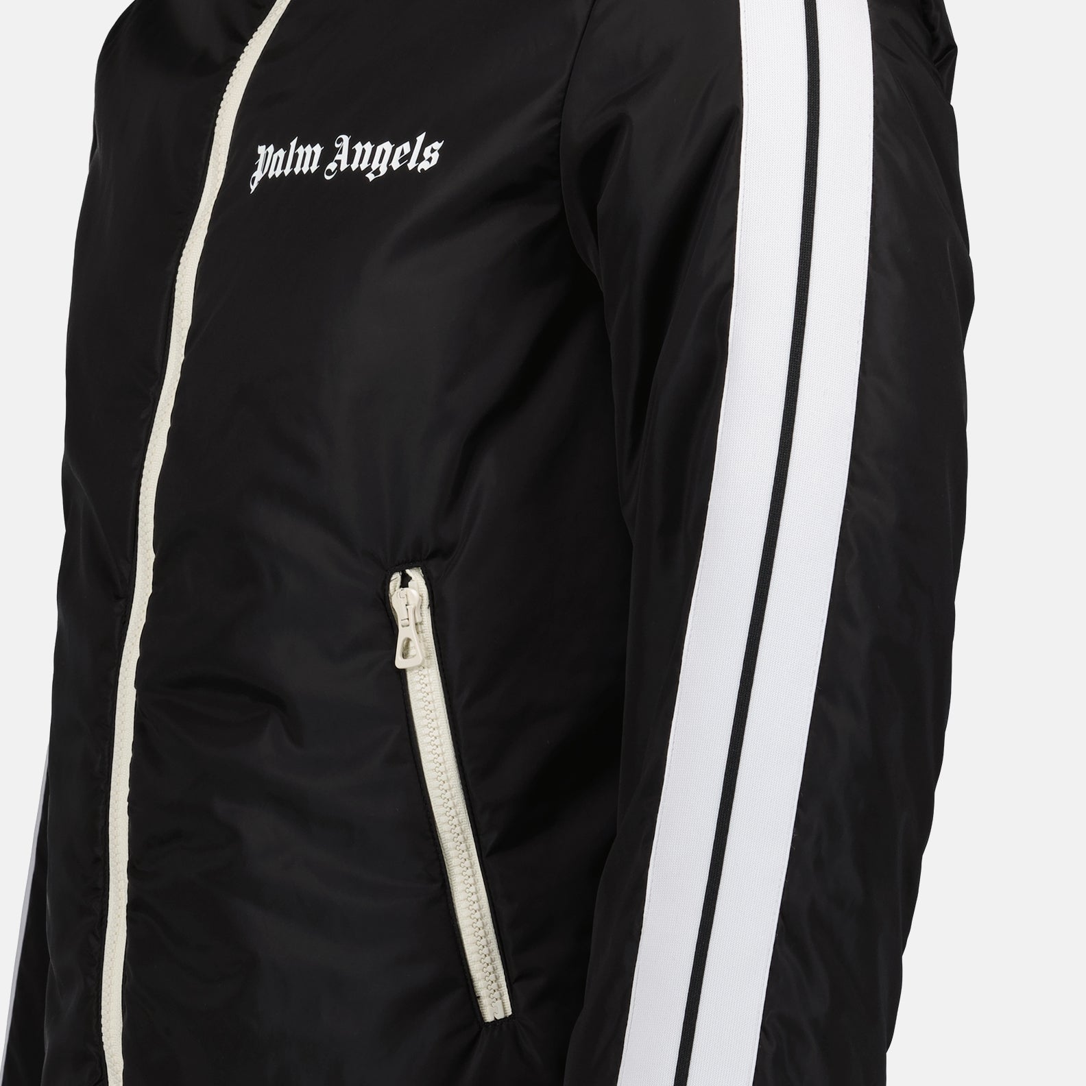 Vestes Veste Puffer Track Palm Angels Noir Homme