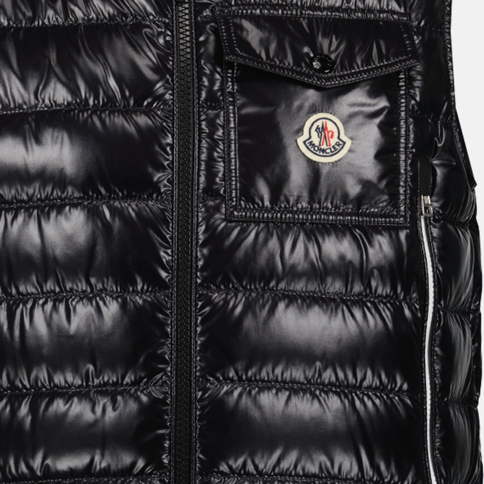 Vestes Veste Ragot sans manches Moncler Noir Homme