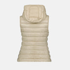 Vestes Veste sans manches Glygos Moncler Beige Femme