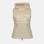 Vestes Veste sans manches Glygos Moncler Beige Femme