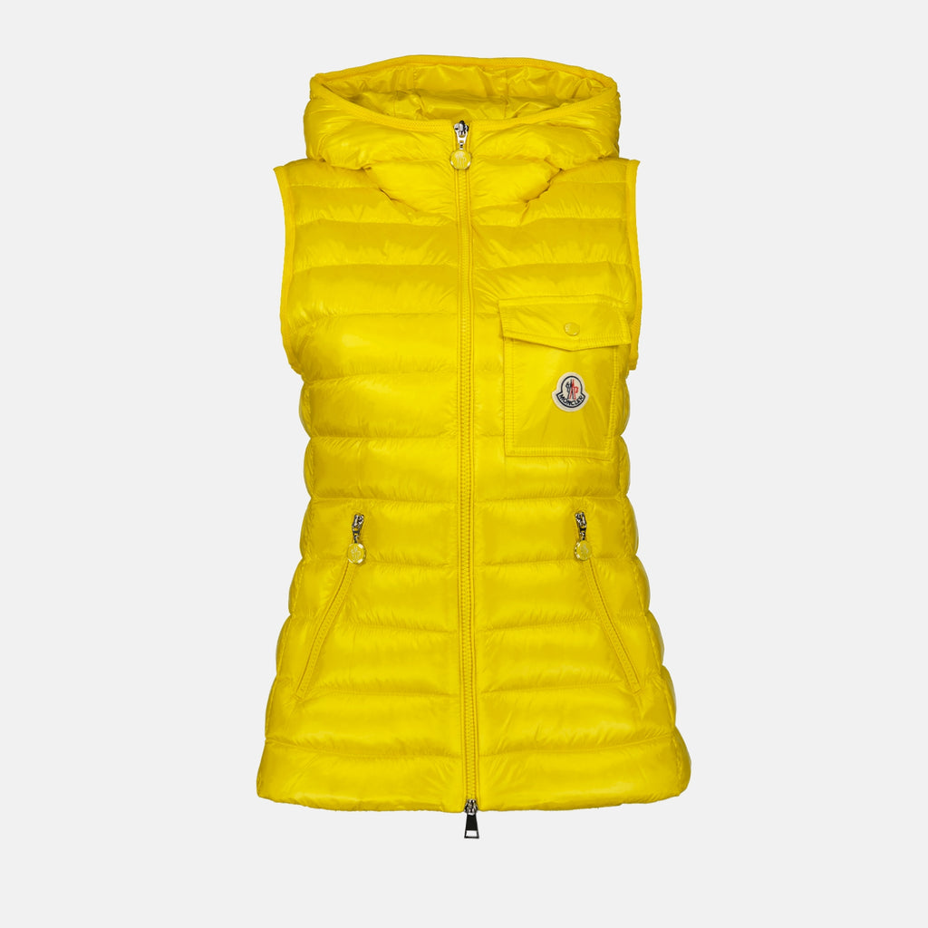 Jackets Glygos sleeveless jacket Moncler Yellow Femme