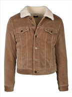 Vestes Veste shearling Saint Laurent Marron Homme
