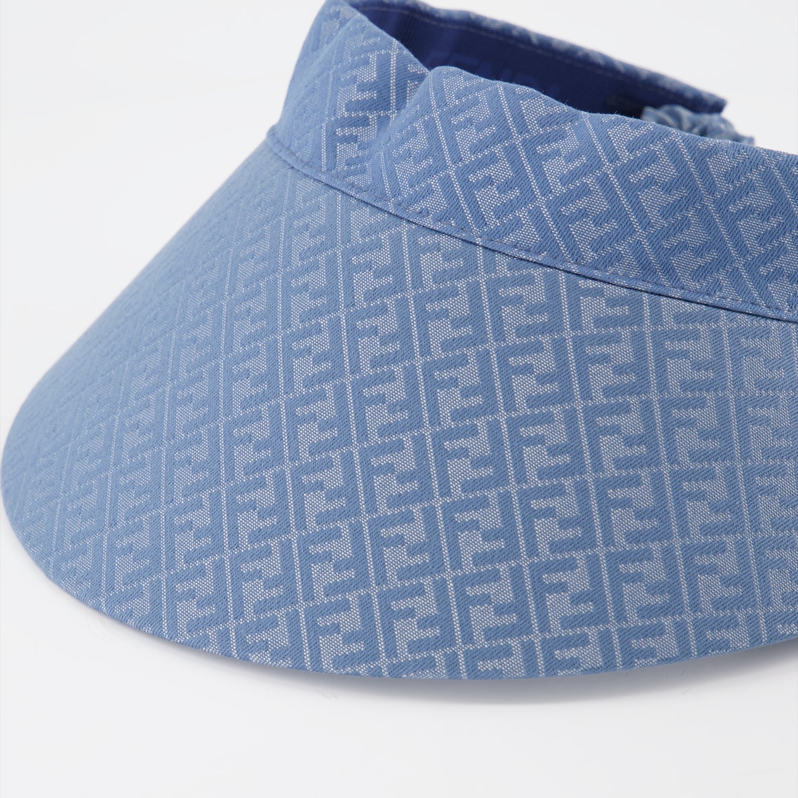 Chapeaux, casquettes et bonnets Visière en denim Fendi Bleu Femme